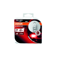 Лампа галогенная +60% Silverstar 55W H7 OSRAM 2шт